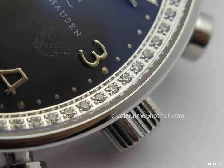 MIROTIME 0403 Unique Portuguese IW3714 Diam ZF V2 1:1 Best Edition Gray Dial On Brown Leather Strap A79350 (Slim Movement) 7250